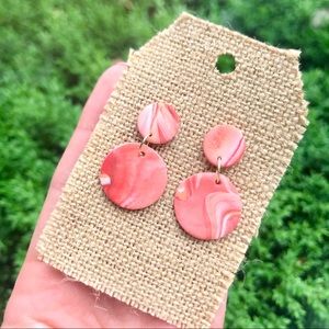 Marble Clay Earrings